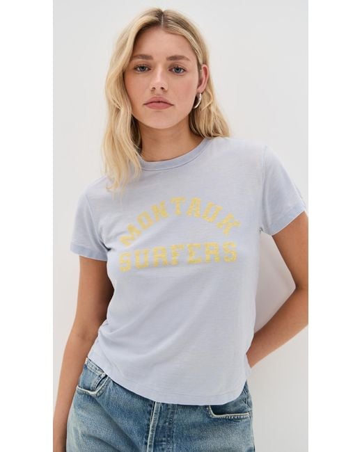 Re/done White Classic Montauk Tee
