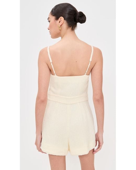 Jonathan Simkhai Natural Ginny Romper