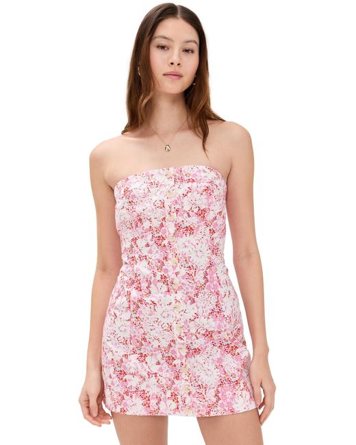 Free People Pink Tomas Mini Dress