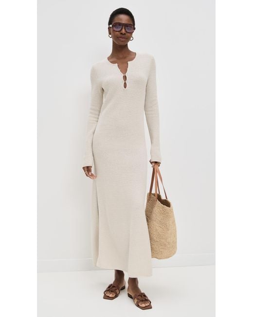 Splendid White X Cella Jane Sweater Caftan