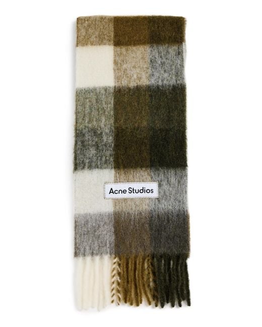 Acne Green Vally Solid Scarf