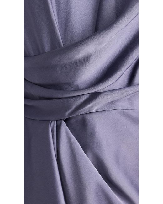 Jonathan Simkhai Purple Talit Mini Dress
