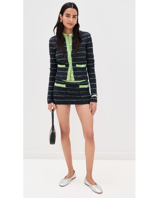 GUIZIO Black Aurelie Mini Skirt