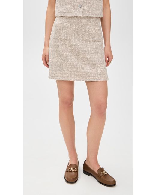 Theory Multicolor Binding Mini Skirt