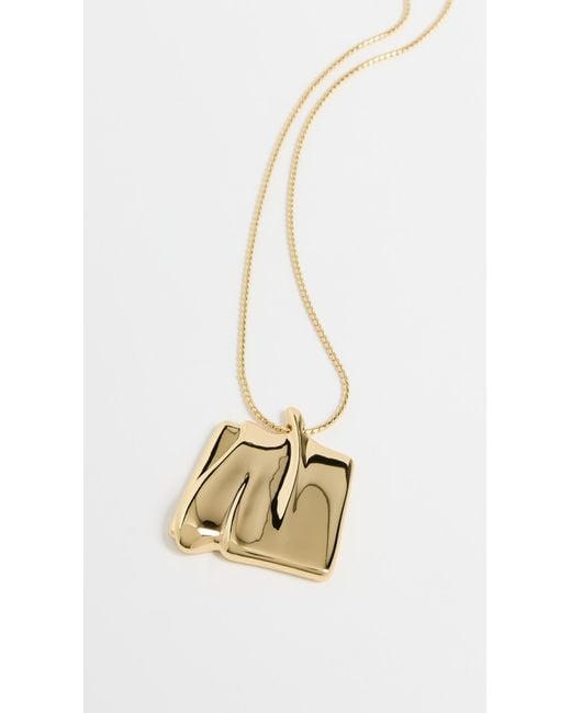 Jenny Bird White Sundra Large Pendant Necklace