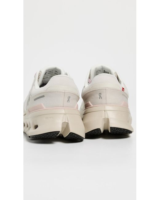 On Shoes White Cloudrunner 2 Sneakers