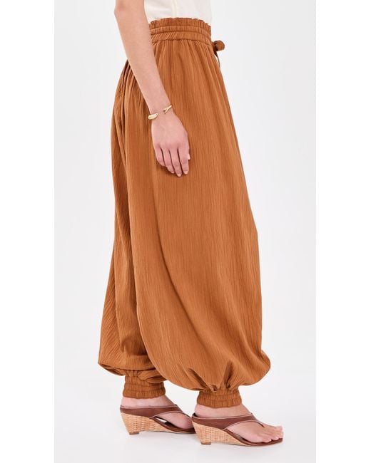 Rodebjer Orange Ramia Pants