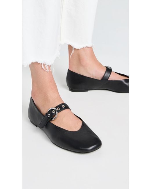 Reformation Brown Bethany Ballet Flats