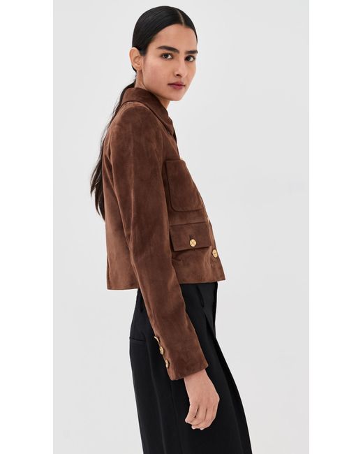 Altuzarra Brown Astley Suede Jacket