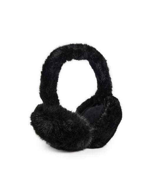 Hat Attack Black Faux Fur Earmuffs