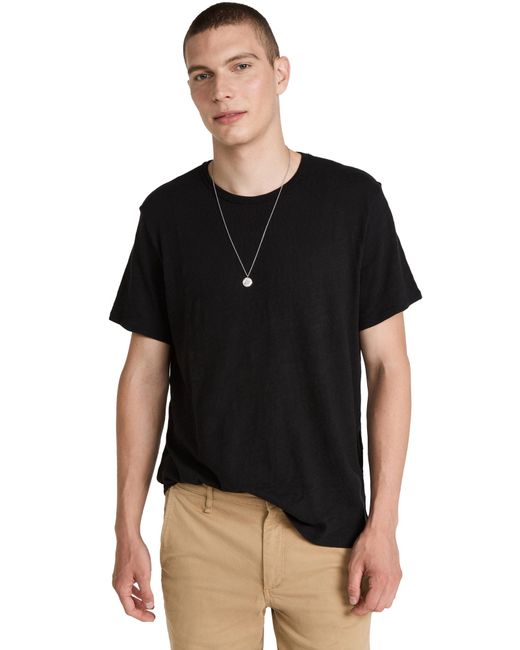 Rag & Bone Black Classic Flame Tee for men
