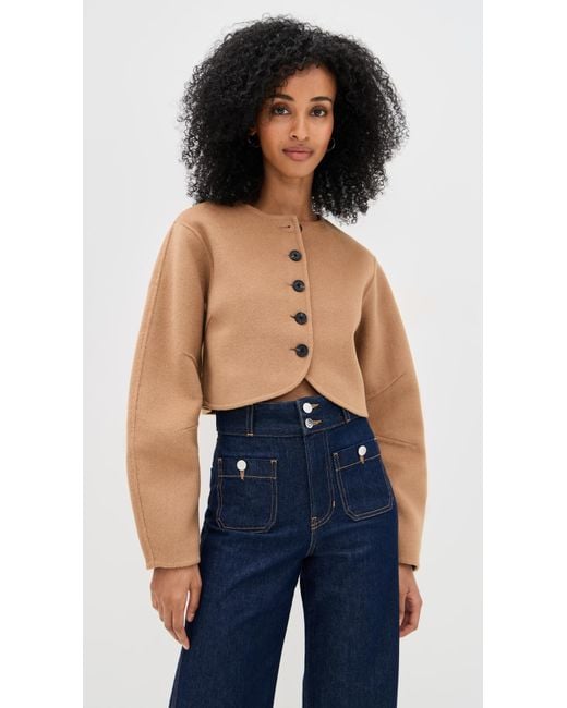 ALIGNE Blue Angelina Cropped Jacket