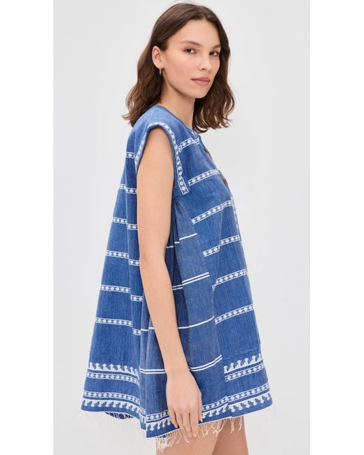 Lemlem Blue Elina Caftan