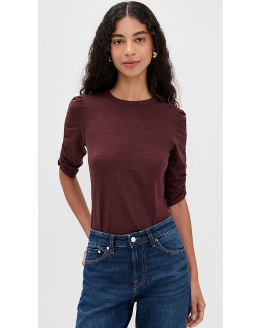 Veronica Beard Purple Waldorf Tee