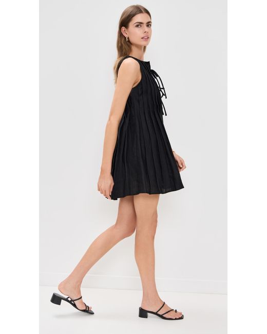 alix mini dress in black & vanilla lovers and friends Form Strapless Mini Dress main image 1