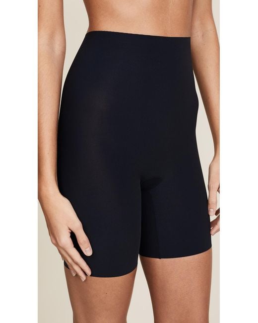 Commando Synthetic Classic Control Shorts in Black Lyst