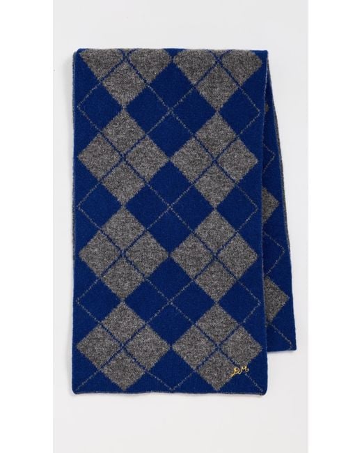 Damson Madder Blue Saskia Scarf