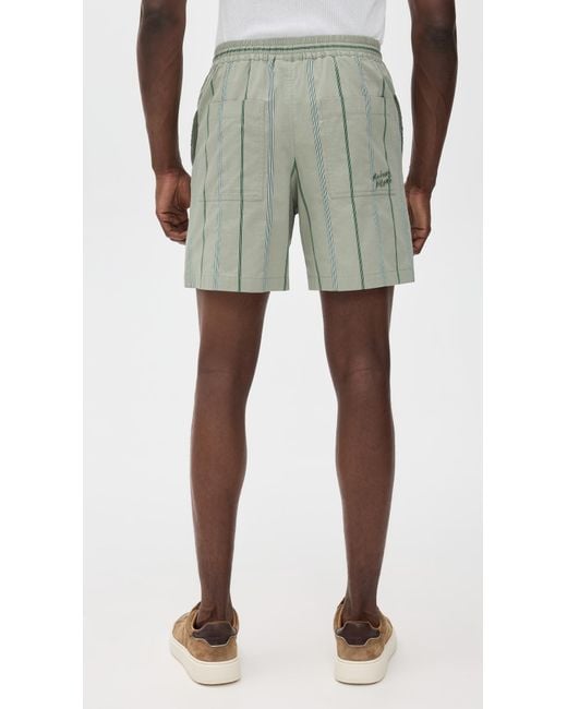 Maison Kitsuné Multicolor Elasticated Shorts 6.75 for men
