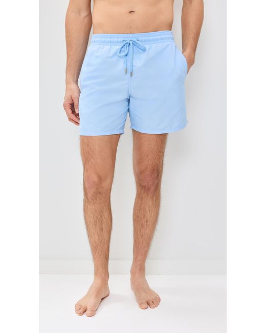 Vilebrequin Blue Moorea Swim Trunks 5.5 for men