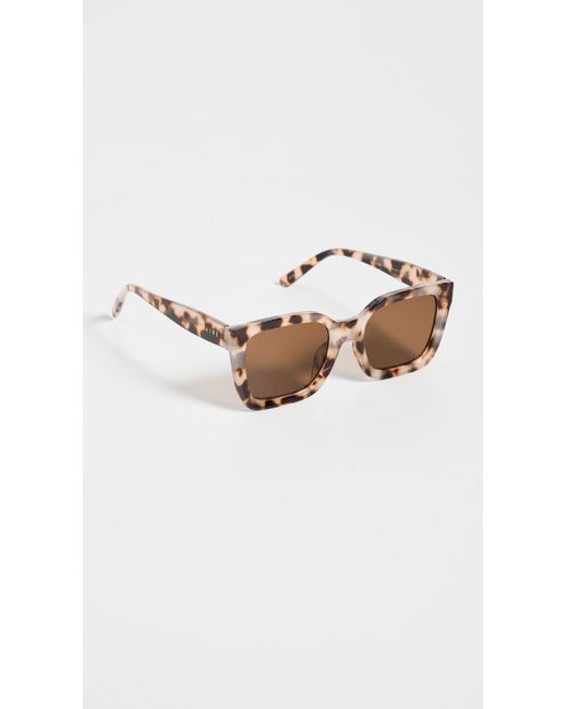 Aire White Abstraction Sunglasses