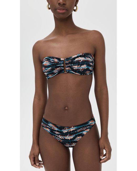 Ulla Johnson Black Santorini Bikini Top
