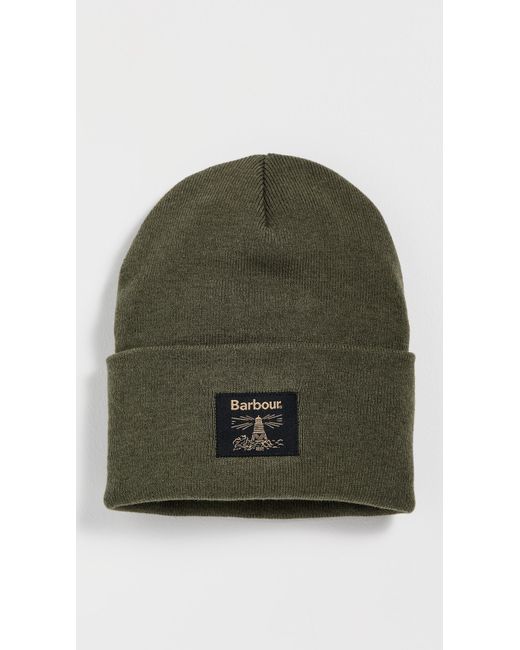 Barbour Green Harton Beanie for men