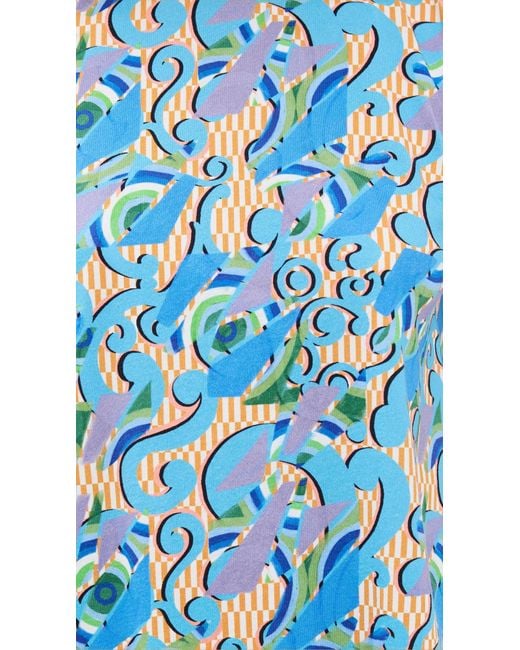 De Loreta Blue Jubileo Top