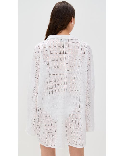 Solid & Striped White The Alba Tunic