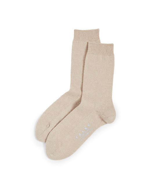 Falke White Cozy Wool Socks