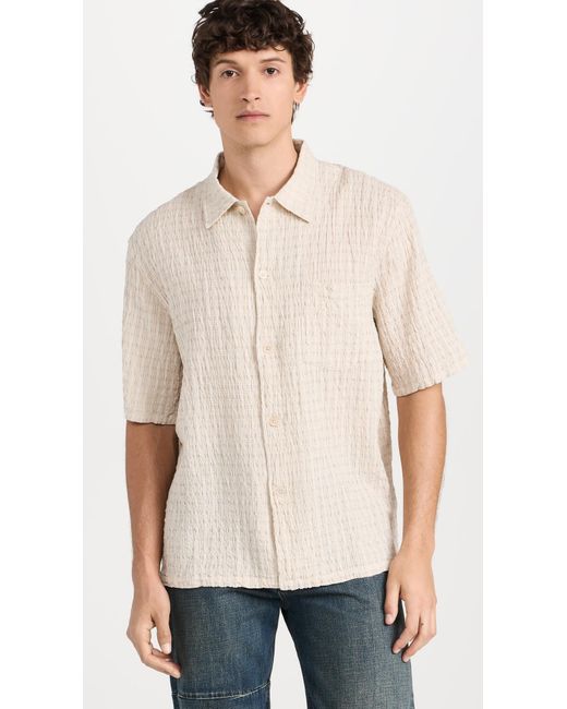 Our Legacy Natural Box Shirt Short Sleeve for men