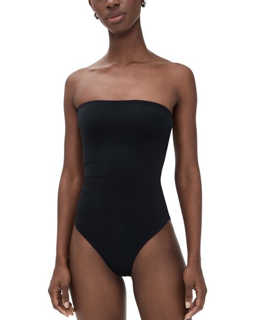 Onia Black Bardot One Piece