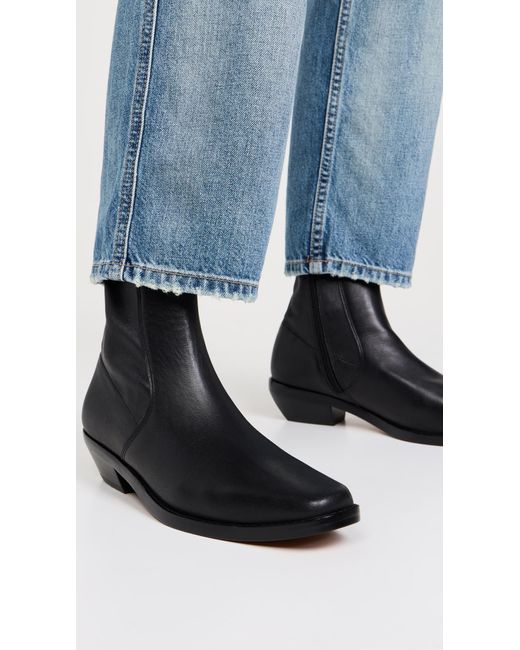 Madewell Black Aspen Stretch Boots