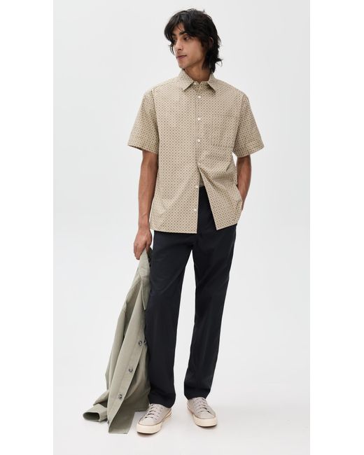 A.P.C. Natural A. P.C. Ross Printed Shirt for men