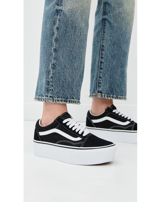 Vans Black Ua Old Skool Stackforms