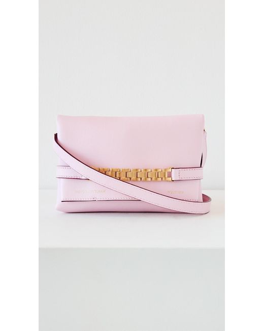 Victoria Beckham Pink Mini Pouch With Long Strap