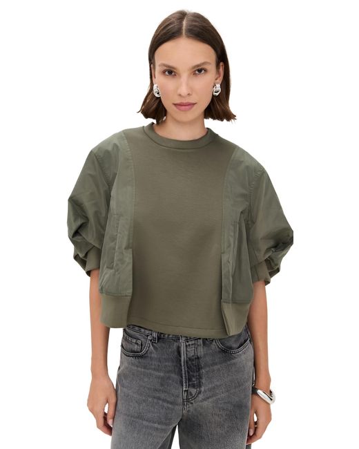 MEIMEIJ Green Combo Cropped Top