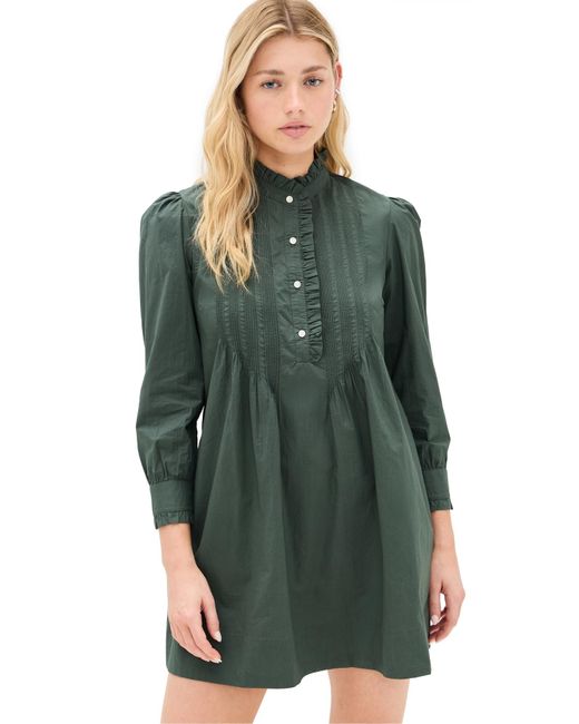 Birds Of Paradis Green Eve Shift Dress