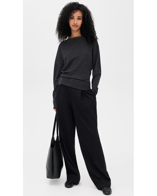 Vince Black Draped Top