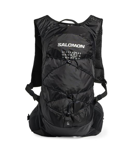 MM6 by Maison Martin Margiela Black Xt 15 X Salomon Backpack for men