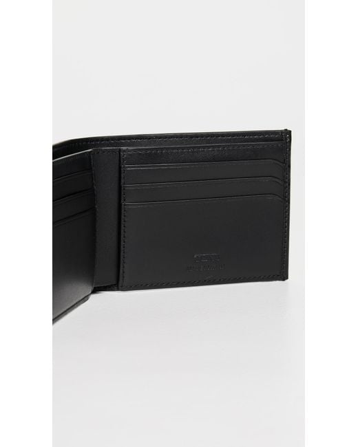 Tumi Black Double Billfold Wallet for men