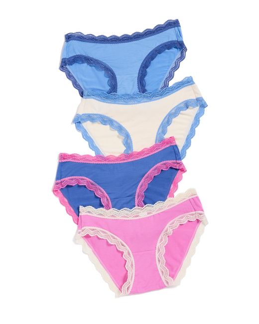 Stripe & Stare Blue Original Knicker Four Pack