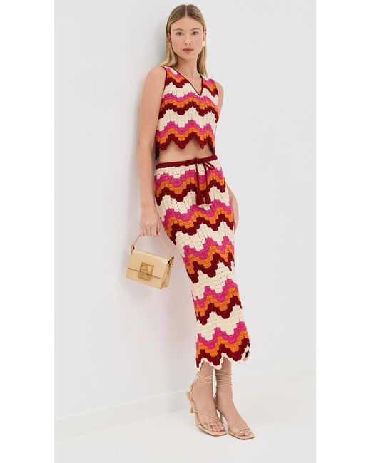 Escvdo Red Susprio Top