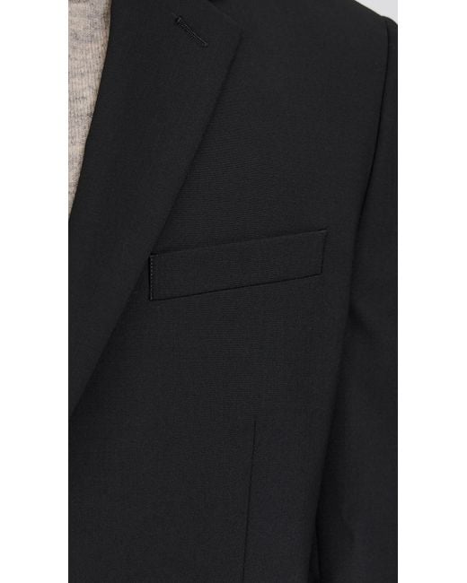 Theory Black Chambers Stretch Wool Blazer for men