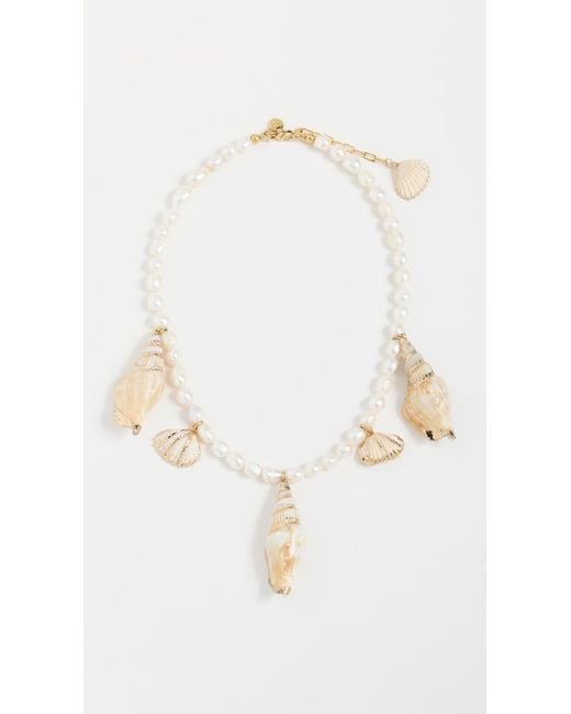 Mayamar White Seashell Necklace