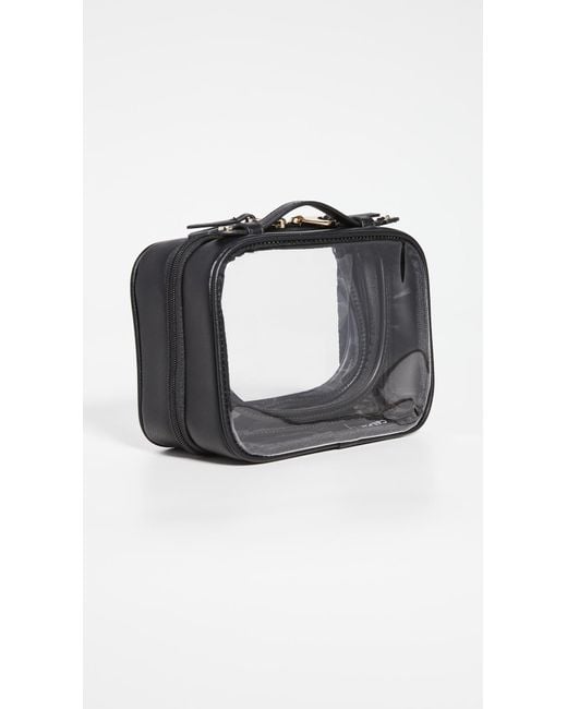 CALPAK Black Mini Clear Cosmetic Case