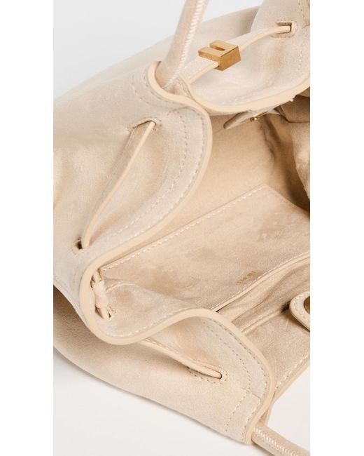 JW PEI White Hana Mini Faux Suede Tote Bag