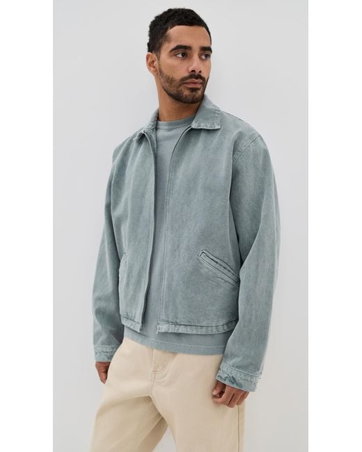 Asher Blue Zed Zip Jacket for men