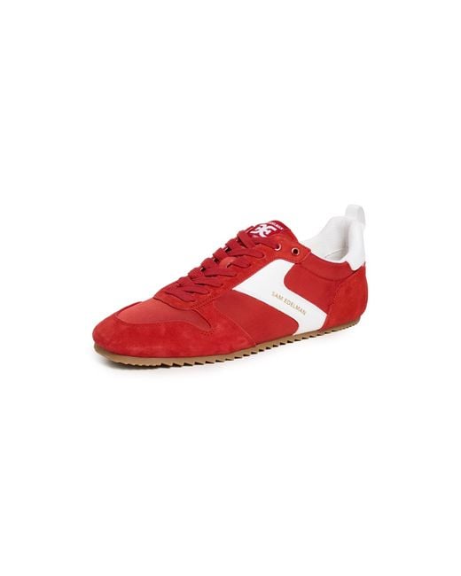 Sam Edelman Red Zaria Sneakers