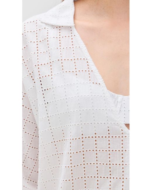 Solid & Striped White The Alba Tunic