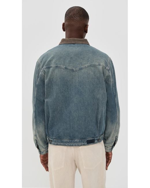 AG Jeans Blue Philip Zip Jacket for men